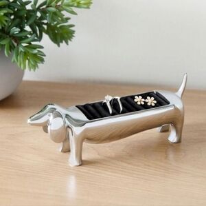 New • Umbra • Dachsie Chrome Dachshund Ring Holder